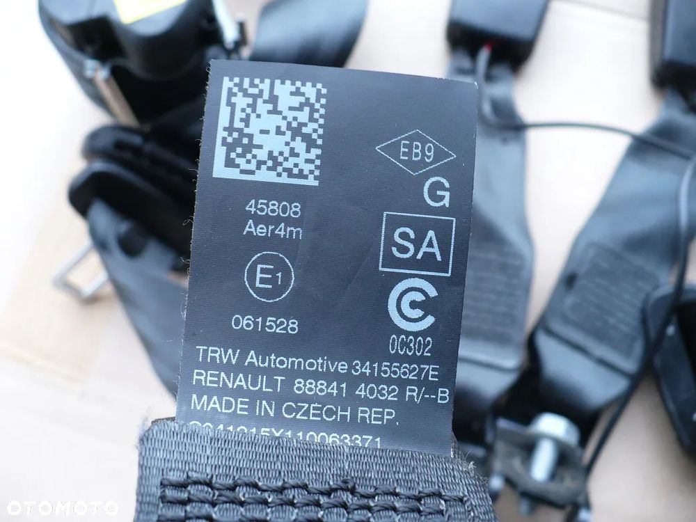 TWINGO 3 III 14-PASY KLAMRY TYL KOMPLET ORYGI. IDEAL. - 5