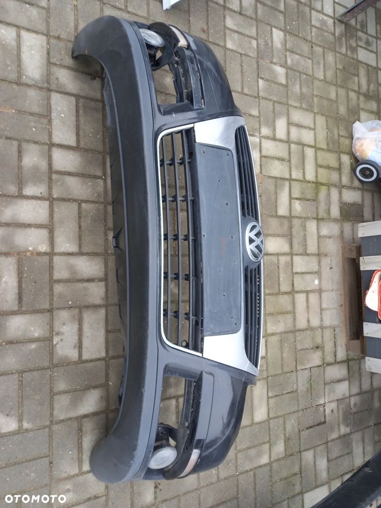 VW PASSAT B6 ZDERZAK PRZEDNI PRZÓD CZARNY - 2