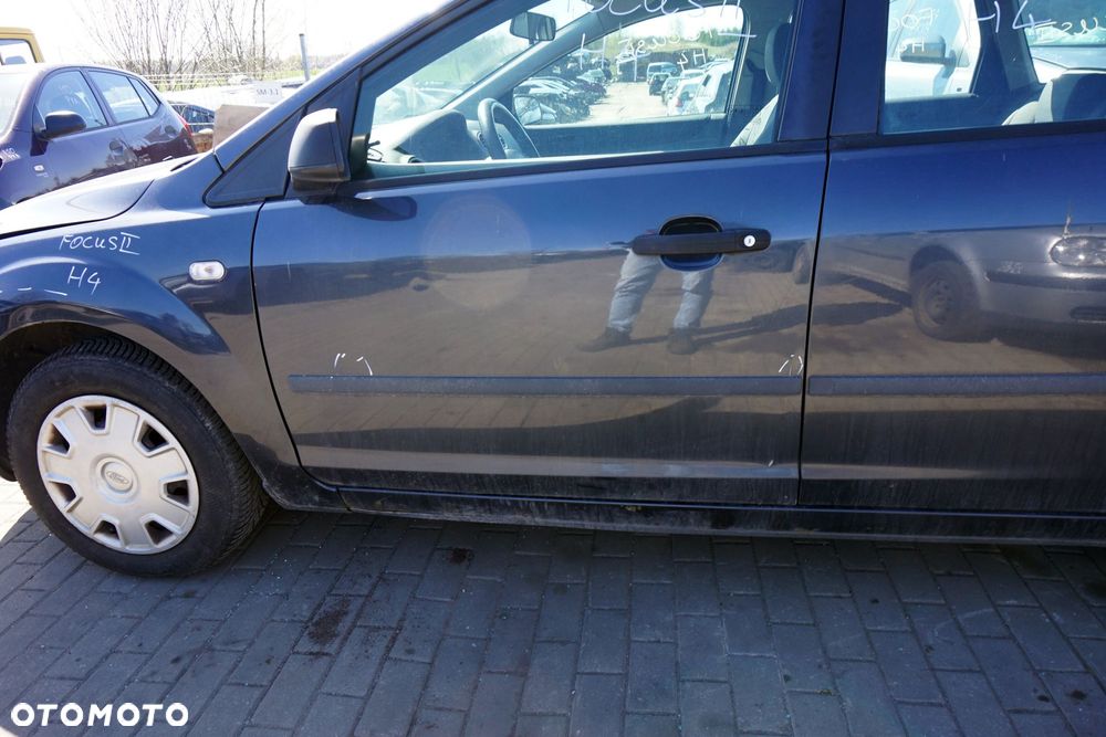 DRZWI PRZEDNIE LEWE FOCUS II MK2 KOMBI H4  SZARY SEA GREY FORD 2004-2008 - 2