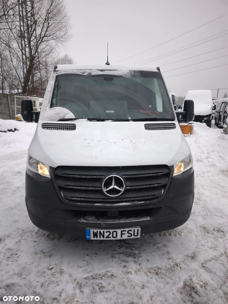 Przód kompletny przodek Mercedes-Benz Sprinter w907 2018- biały maska błotniki komplet chłodnic - 2