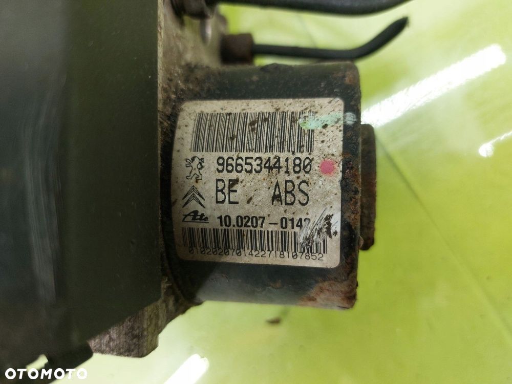 Pompa ABS Peugeot 207 2006-2012 1,4 8V B 9665344180 10097011533 ORYGINAŁ - 2