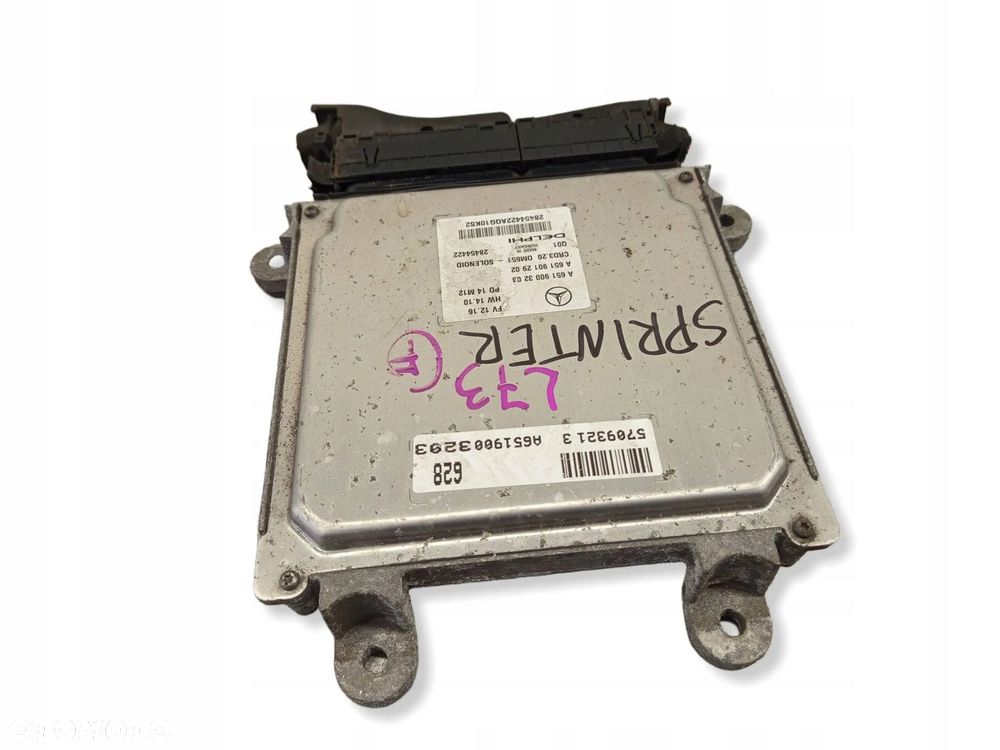 Sterownik Komputer Silnika Mercedes-Benz Sprinter W906 2.2 CDI A6519003203 - 9