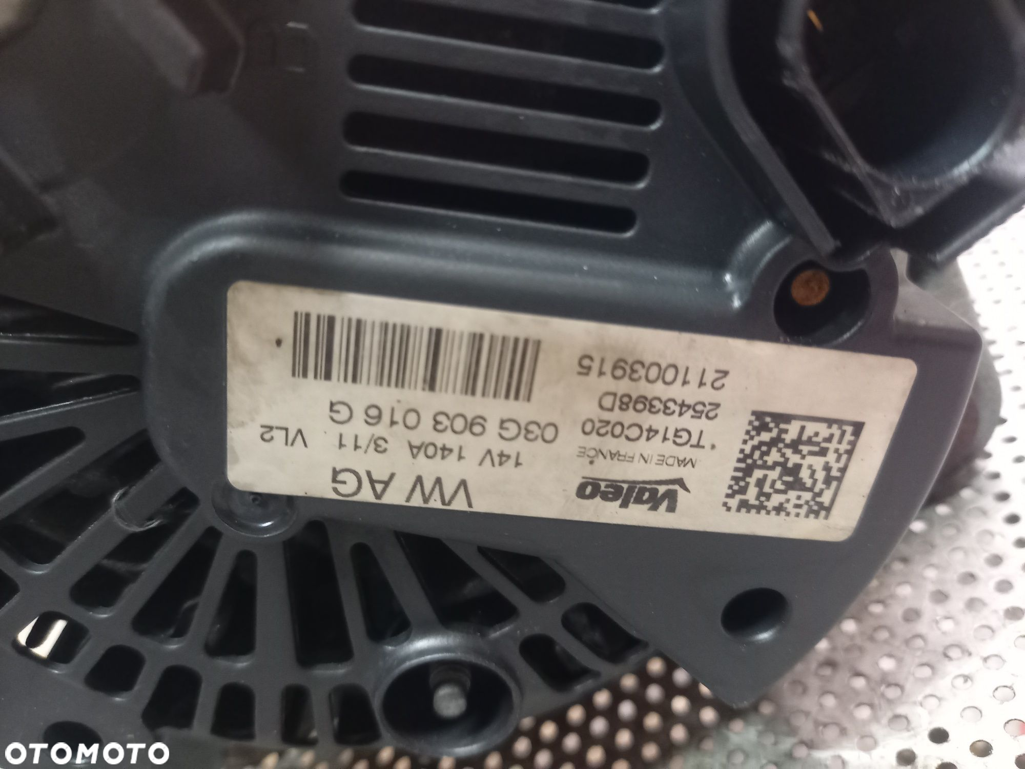 Alternator VW Golf audi skoda 2.0 tdi sprawny kompletny CJC - 7