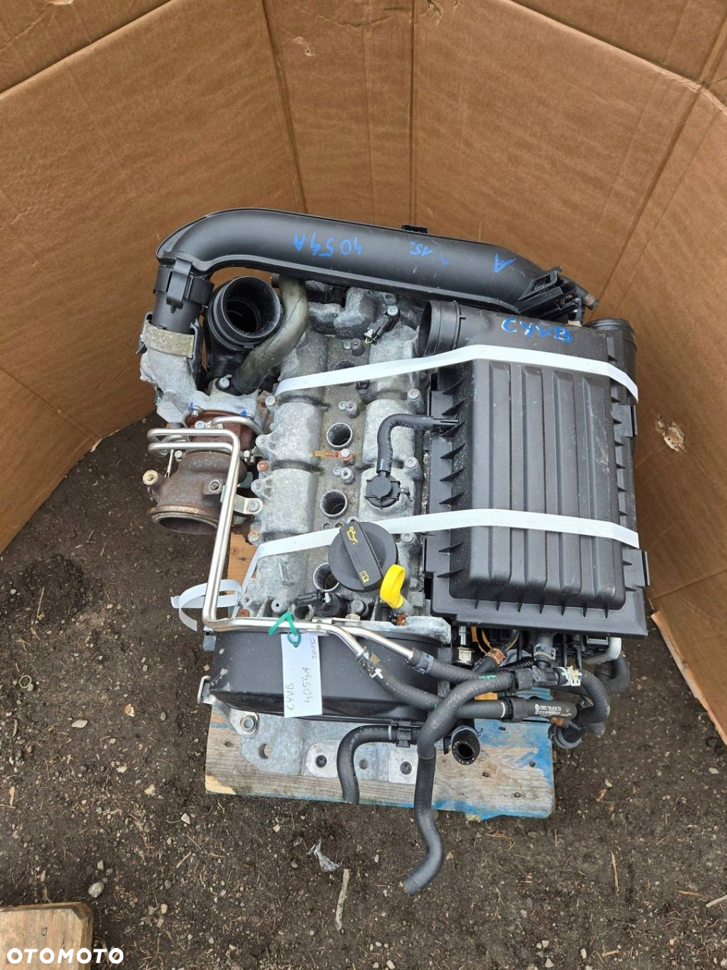 SILNIK KOMPLETNY CYVB 1.2 TSI VW SKODA SEAT AUDI NR 4054A - 2