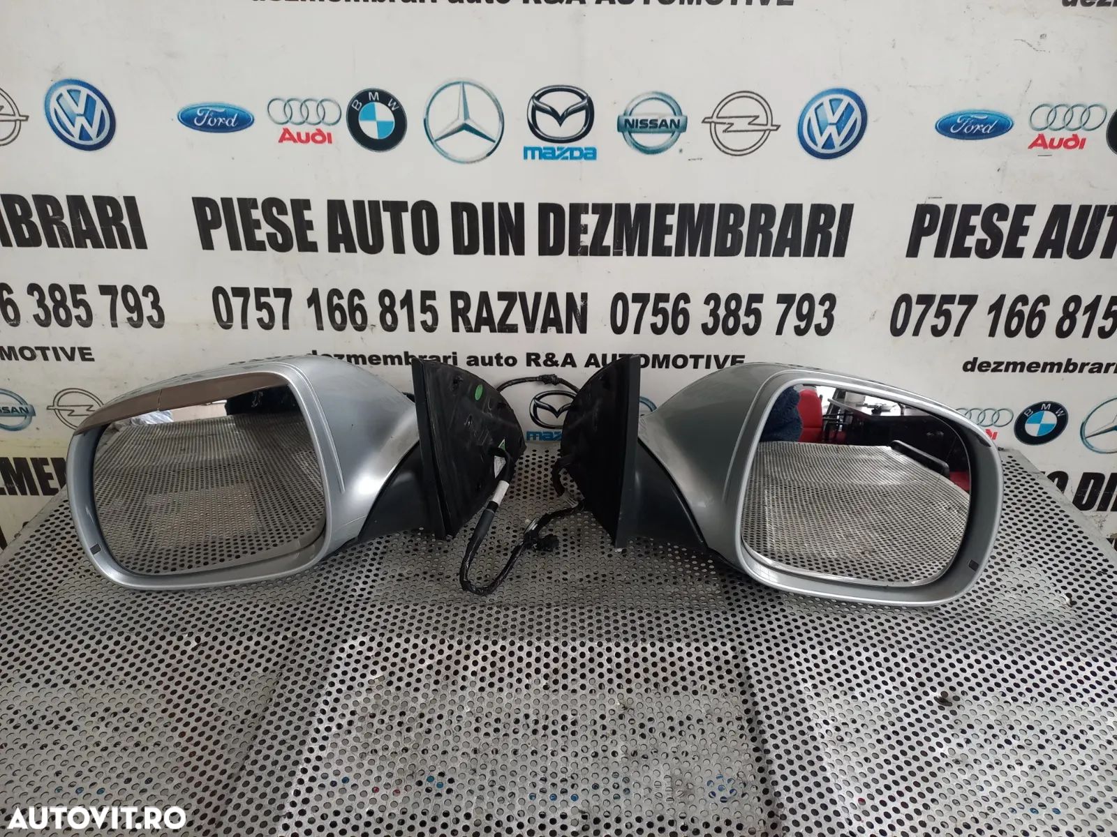 Oglinzi Oglinda Stanga Dreapta Audi Q7 4L De Anglia Cu Rabatare Electrica Si Lumini Ambientale - De - 1