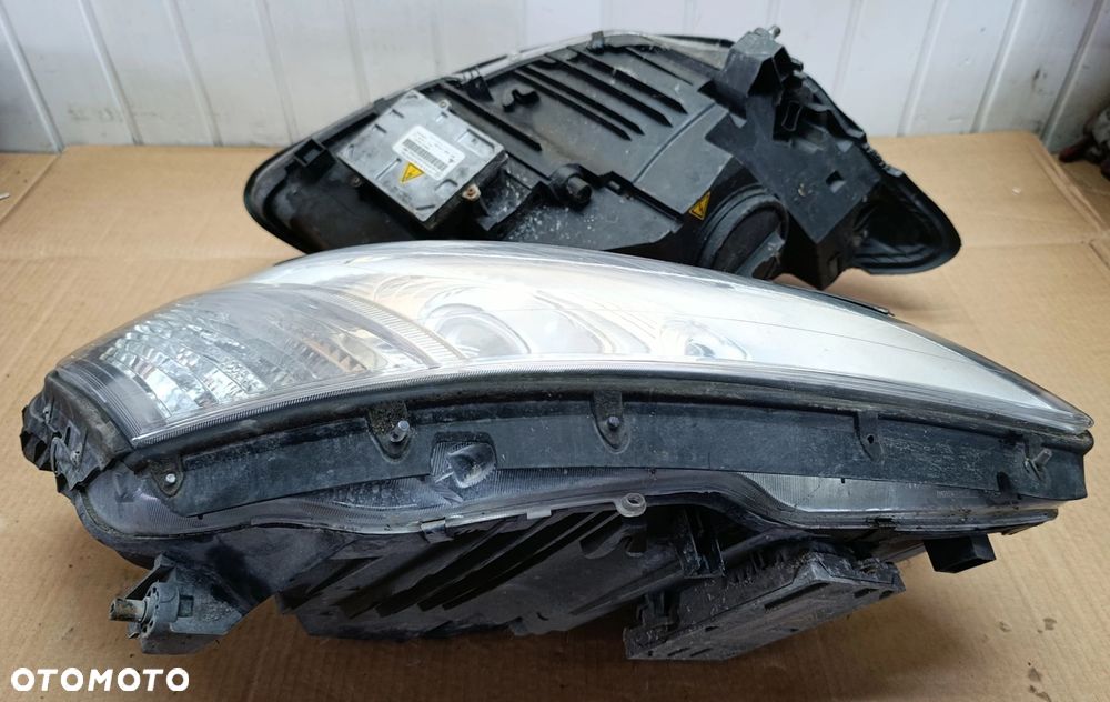 W221 lampa przednia przód LEWA reflektor xenon skrętny oryginał kompletny (!) jak nowe z folią S klasa Mercedes A 221 82 - 2