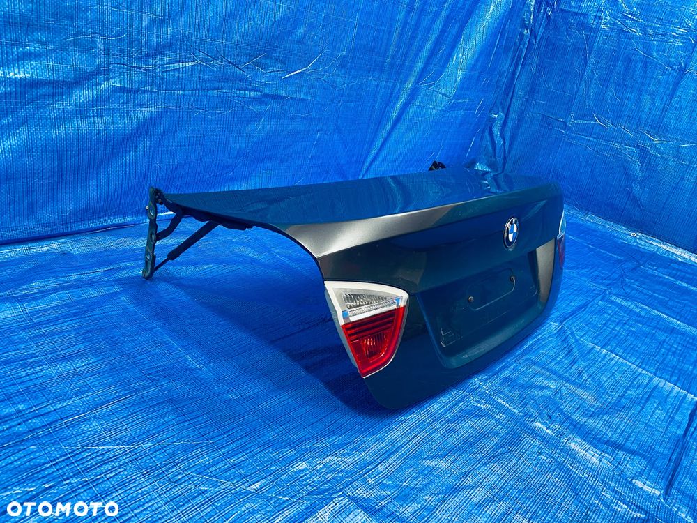 KLAPA TYŁ TYLNA BAGAŻNIKA KOMPLETNA BMW E90 SEDAN LIFT 08R ; LAKIER A22 ORYGINAŁ EUROPA - 5