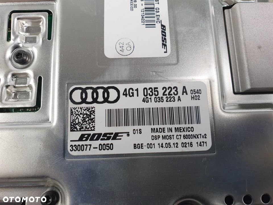 WZMACNIACZ AUDI S8 D4 4G1035223A LEGAL FV - 3