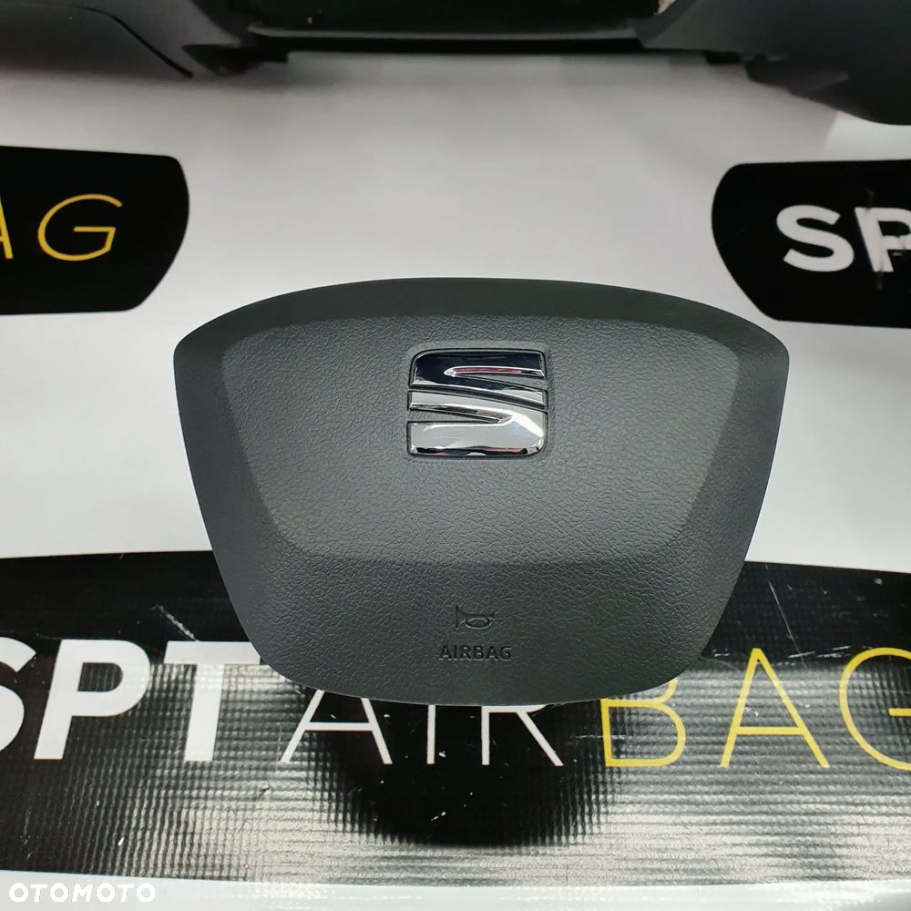 SEAT ALHAMBRA DESKA ROZDZIELCZA KONSOLA KOKPIT PULPIT PODUSZKI AIRBAG AIR BAG PASY KIT SET - 4