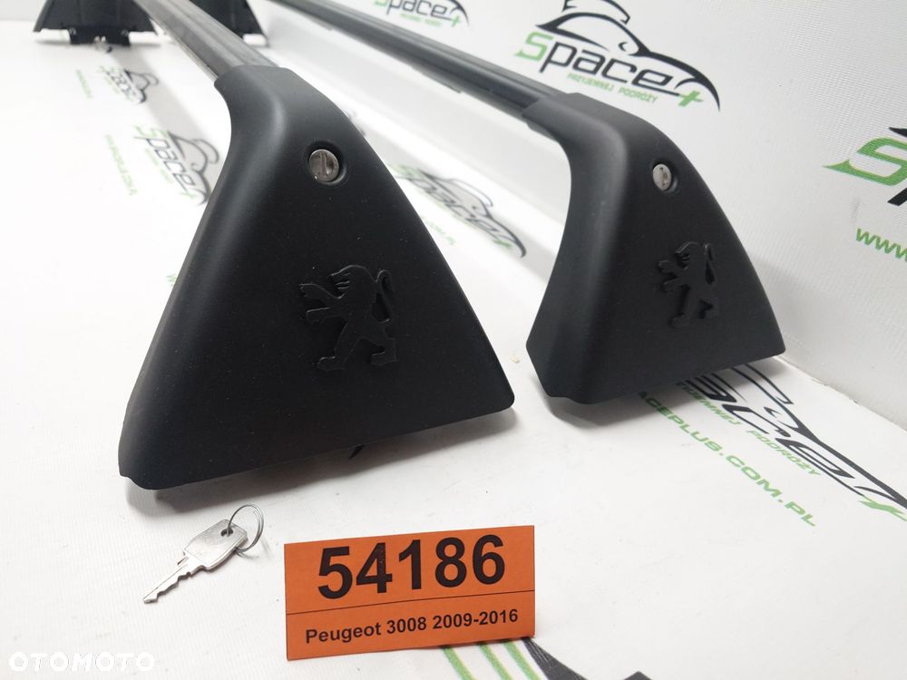 Bagażnik dachowy bazowy belki poprzeczki Oryginał Peugeot 3008 2009-2016