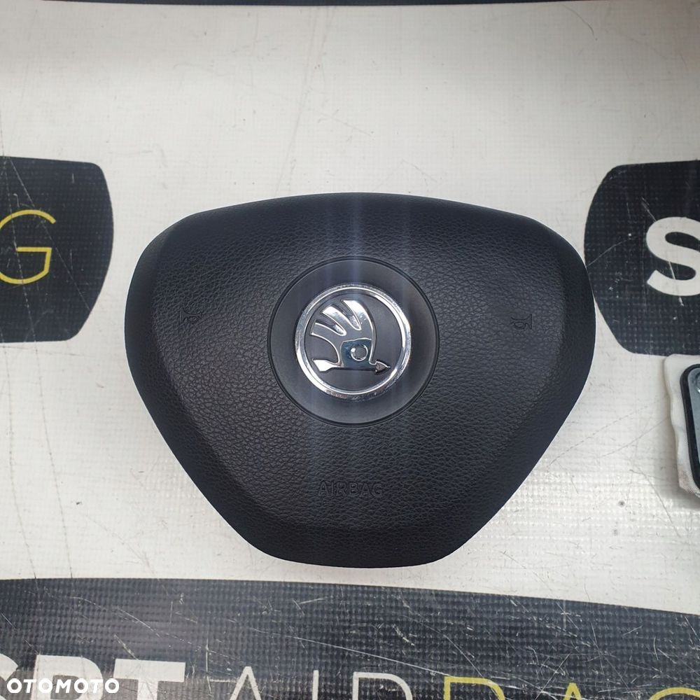 SKODA YETI LIFT DESKA KONSOLA PODUSZKI AIRBAG AIR BAG ORYGINAŁ DEMONTAŻ - 10