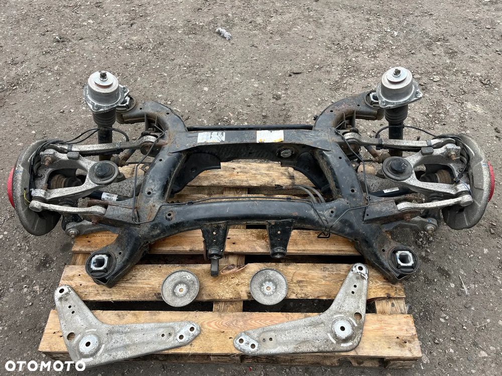 Belka zawieszenie wozek sanki wahacze zaciski tyl BMW X6 E71 40d N57 KPL OE - 1