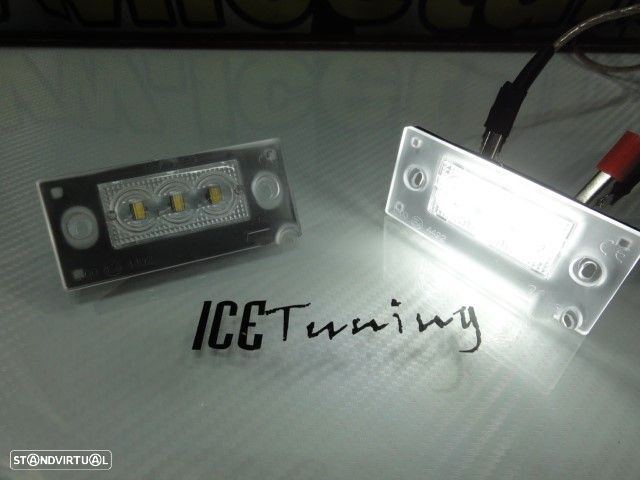 Suporte De Lâmpada De Matricula Com Led Branco Audi A4/S4/RS4 avant 1999-2001, A3 8L 01-03 - 25