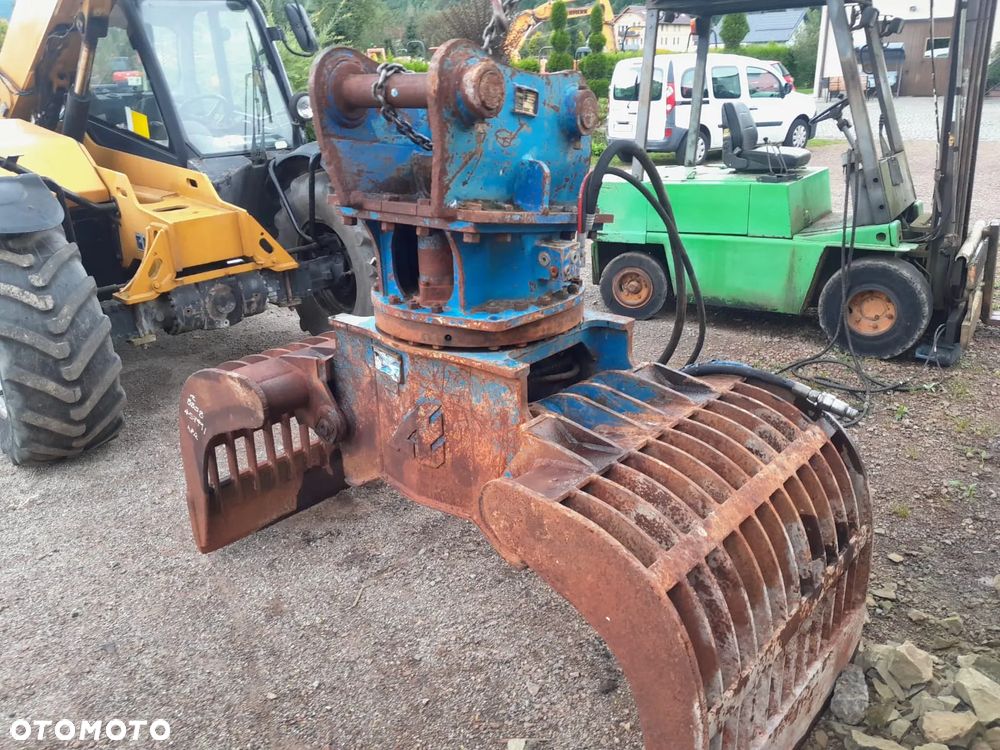 Chwytak hydrauliczny Arden S1201 na dwóch siłownikach obrotowy sortujący waga 1430kg. - 14
