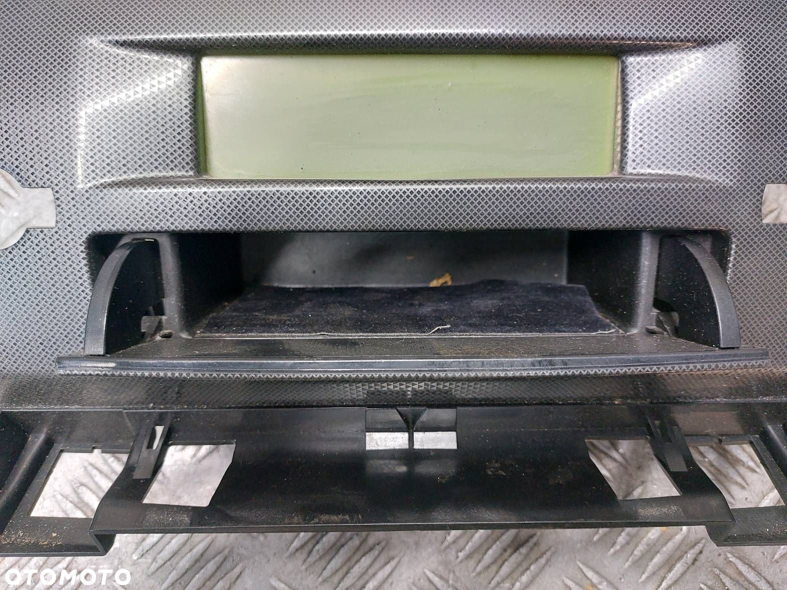 ZEGAREK WYŚWIETLACZ + RAMKA CITROEN C4 I 9666483780 9646338277F - 2