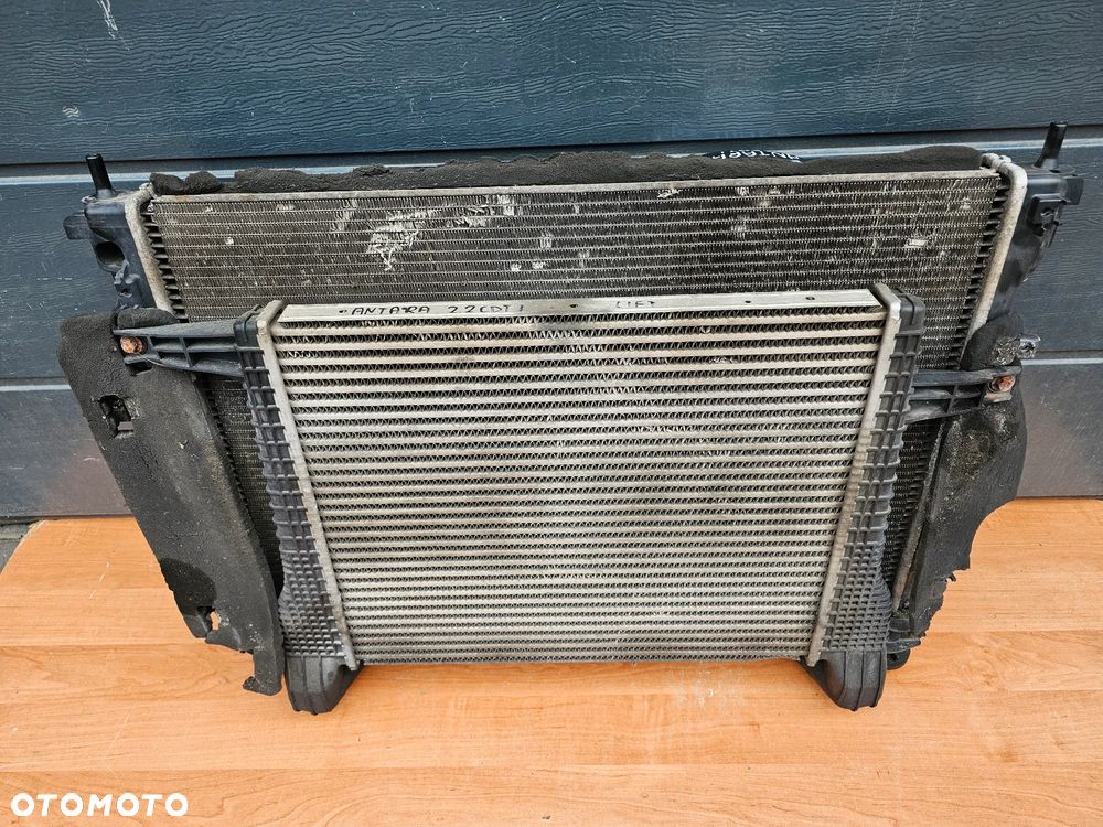 CHŁODNICA WODY INTERCOOLER WENTYLATOR OPEL ANTARA CHEVROLET CAPTIVA 2.2 CDTI PO LIFT - 8