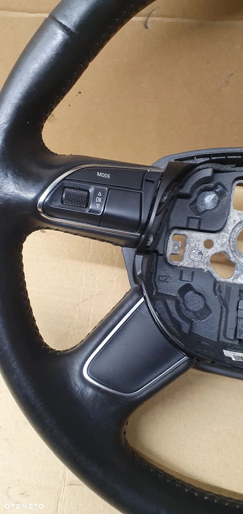 Kierownica multifunkcyjna multifunkcja skórzana skóra Audi A4 B8 Lift 4L0419091AC - 5