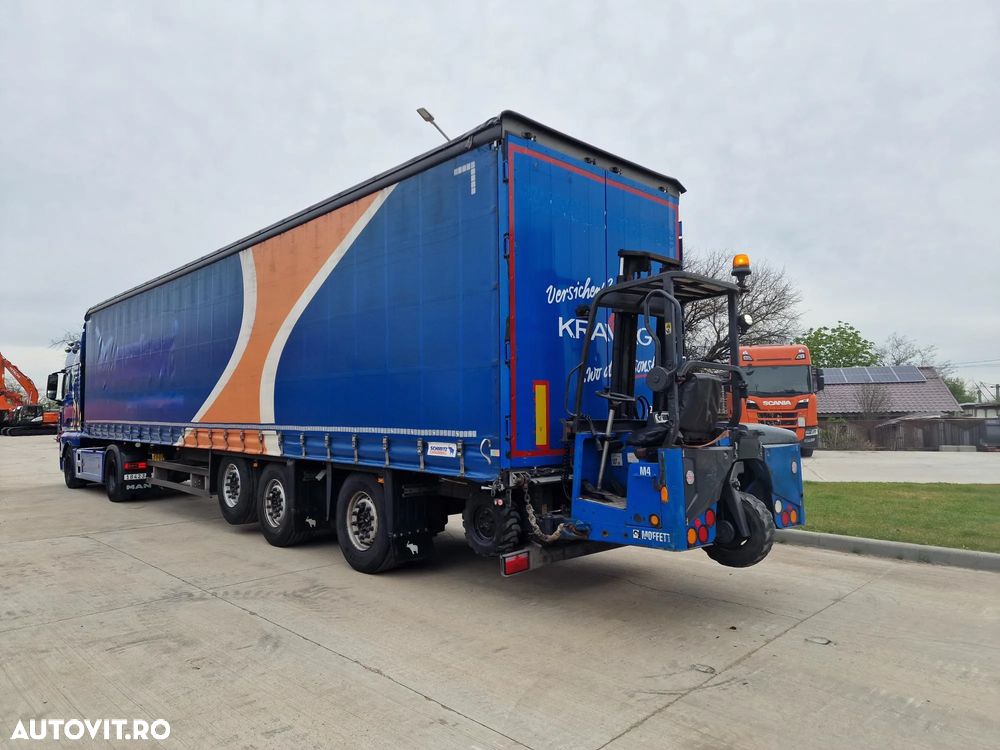 Schmitz Cargobull SCB S3T+STIVUITOR detasabil HIAB 2,5tone, 2018, AXA VIRATOARE, 13,6m lungime, usi spate, deschideri laterale, Anv 80% bune, rulata doar in Germania, posibilitate leasing 4 ani, SUPER PRET semiremorca+stivuitor-20.900 EUR+Tva - 1