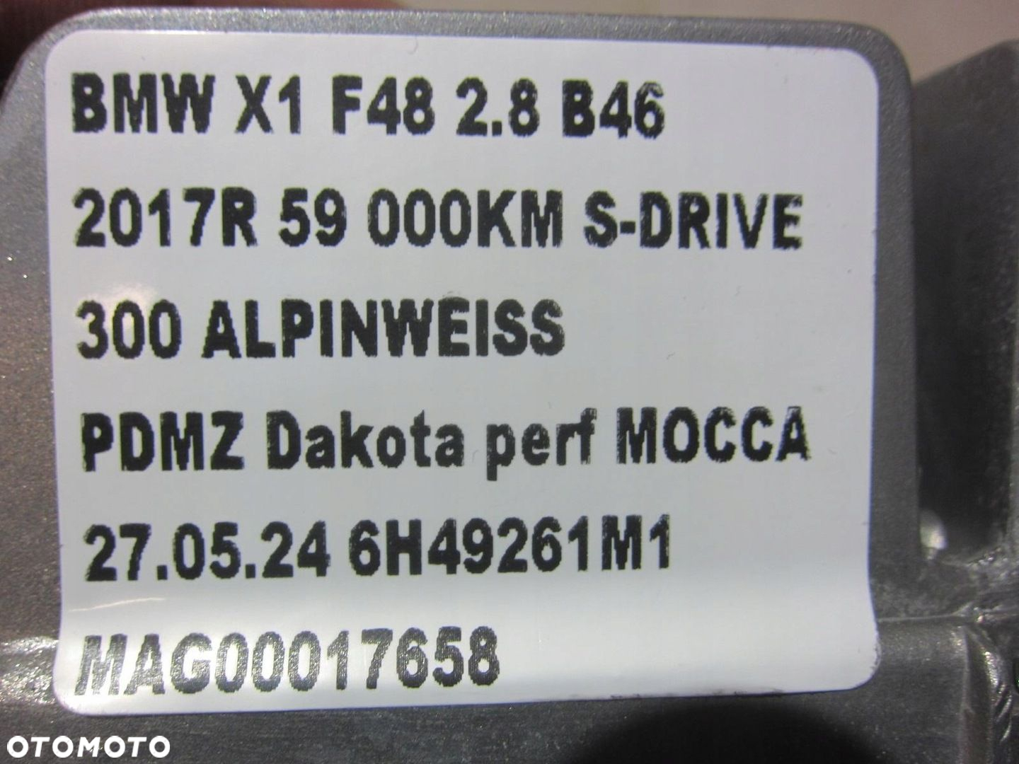 BMW X1 F48 B46 F39 WZMACNIACZ HIFI 9387656 65122622761 65129387656 - 7