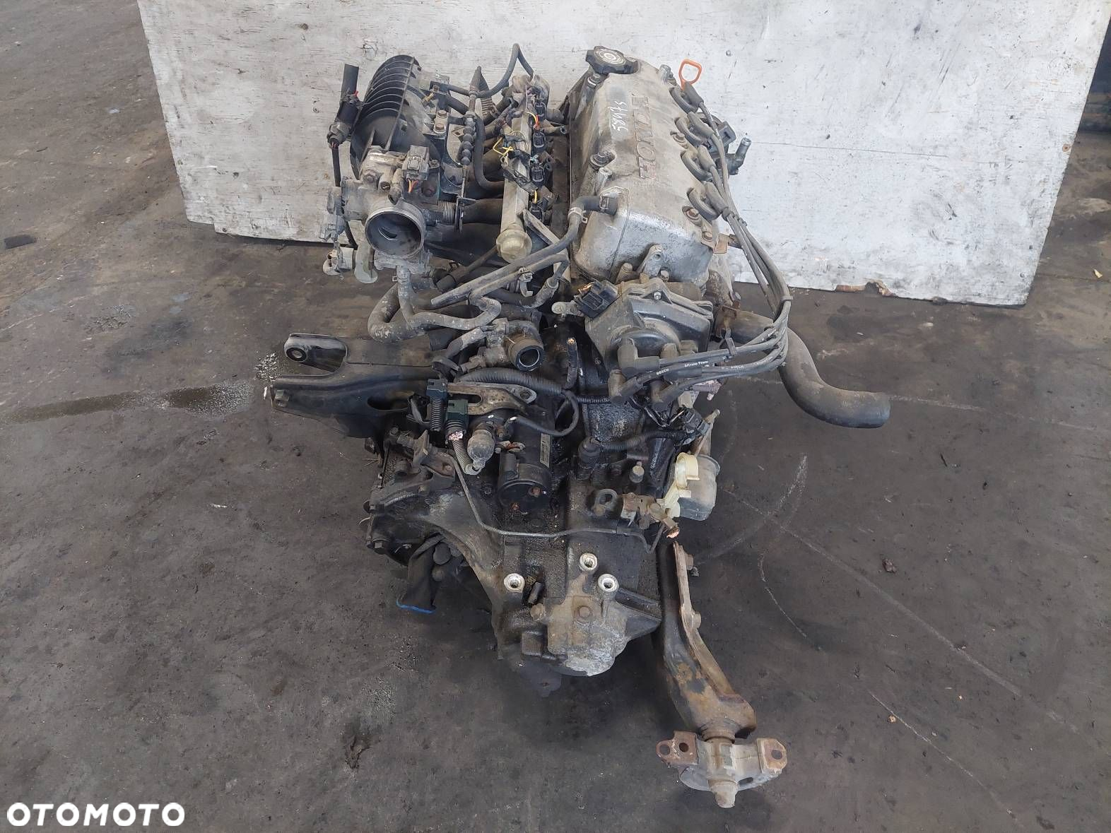 SILNIK BENZYNOWY KOMPLETNY OSPRZĘT SKRZYNIA CIVIC VI 1.4 16V D14A8 9A - 4