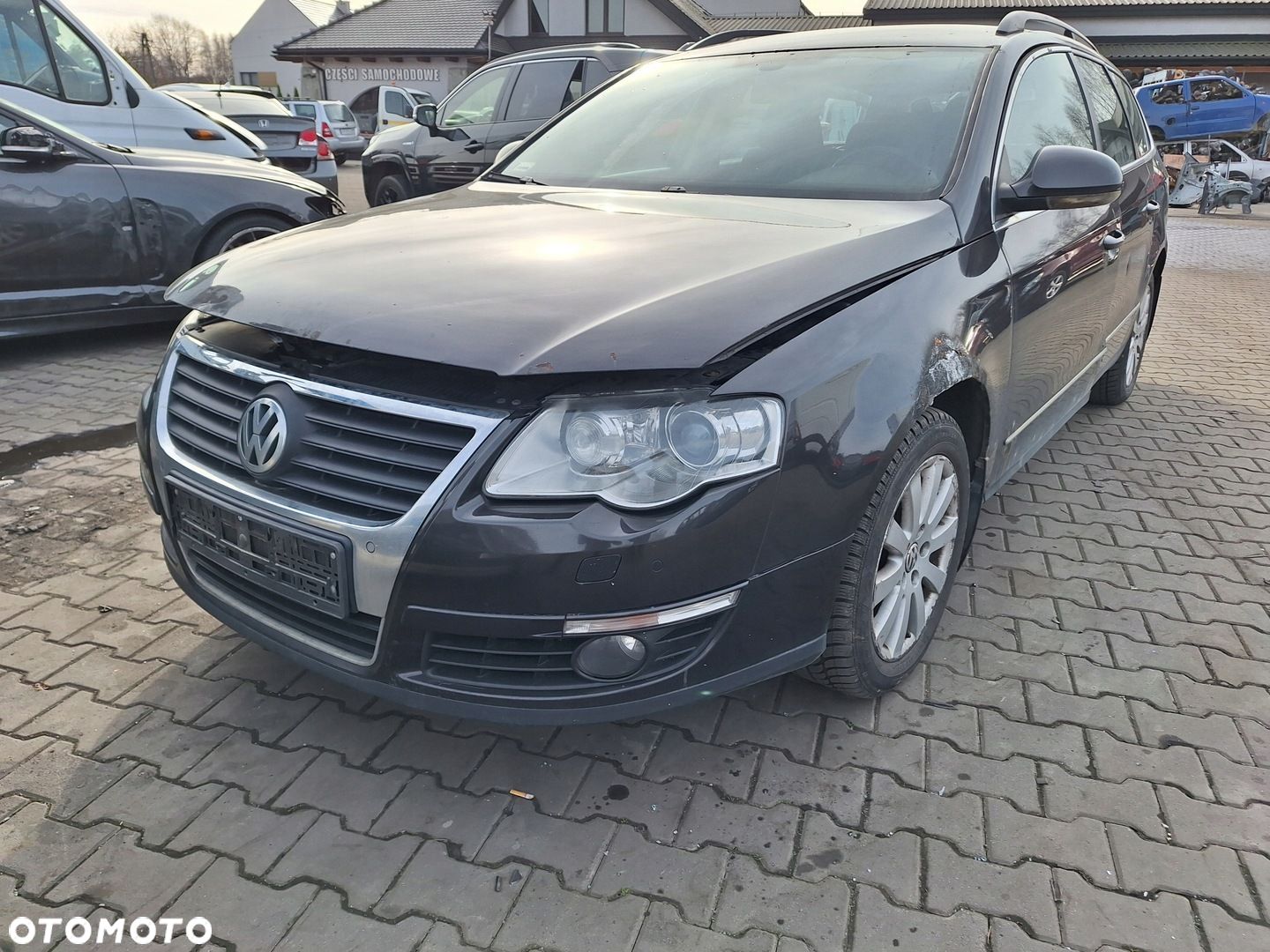 VW VOLKSWAGEN PASSAT B6 3C MASKA POKRYWA KLAPA SILNIKA LC8Z MOCCA BROWN - 1