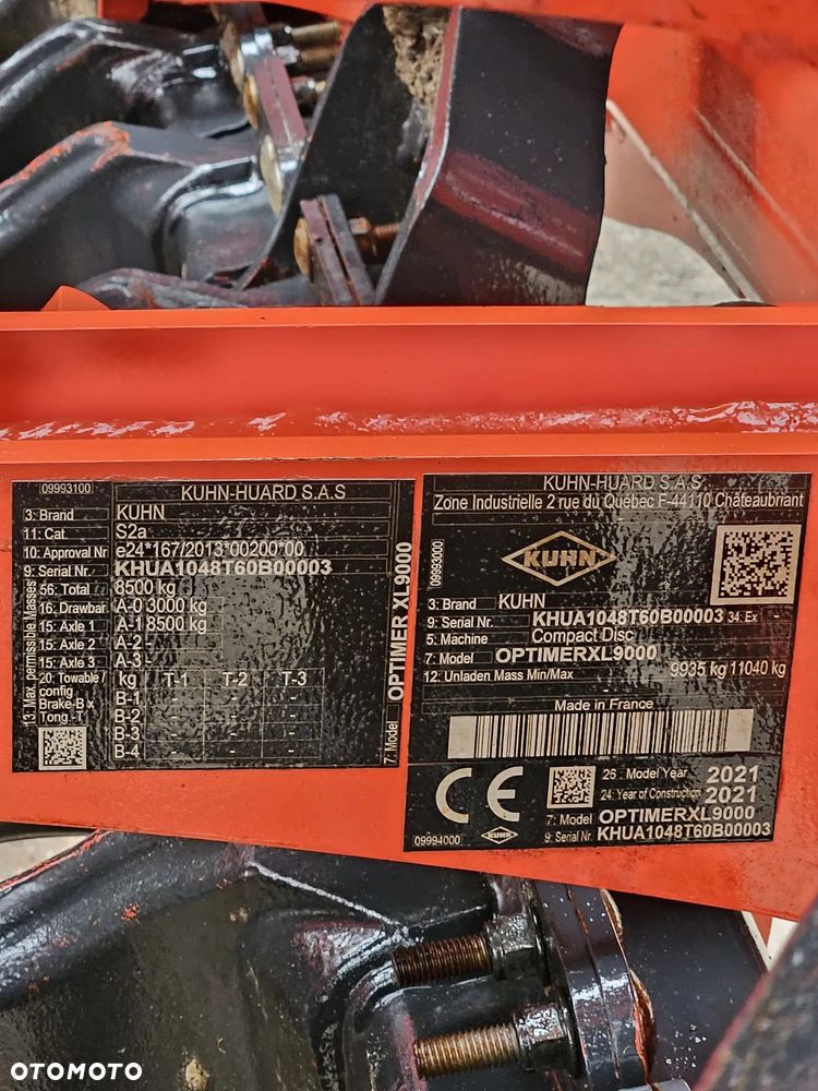 Kuhn Optimer XL 9000 - 7