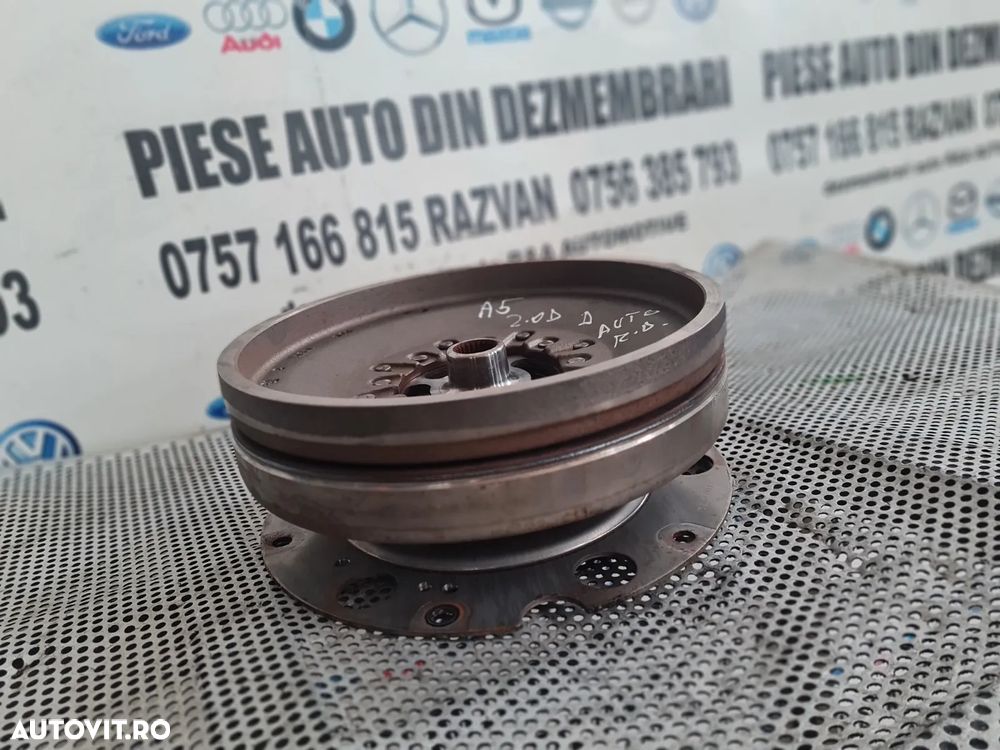 Volanta Masa Dubla Cutie Automata Audi A5 A4 B8 2.0 Tdi Euro 5 Motor CJC Cutie Automata NYM An 2012-2013-2014-2015 Volan Stanga Cod 0AW105317AK Dezmembrez Audi A5 Facelift 2.0 Tdi Automat Motor CJC Cutie Automata NYM Volan Stanga Xenon Piele An 2012-2013-2014-2015 - 3