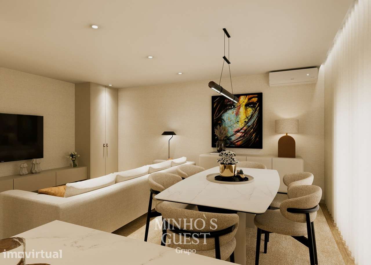 Apartamento T3 (112m2) c/ AC e lugar de garagem - Av. Liberdade, Braga - Grande imagem: 3/31