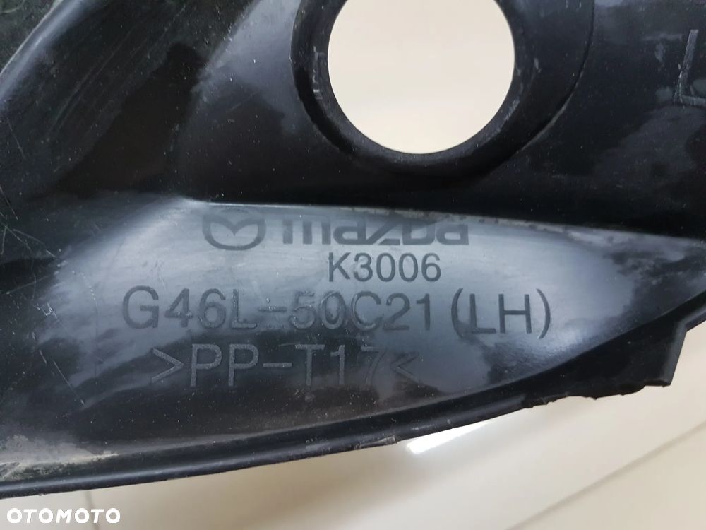 MAZDA 6 PRZEDNIA LEWA KRATKA HALOGENU CHROM - 3