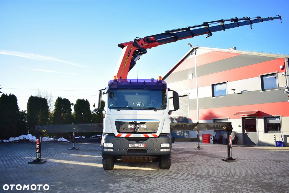 MAN TGS 35.480 / 8x6 H/ Skrzynia+Palfinger PK 85002 / Pilot/ Sprowadzony z Niemiec ! Stan wzorowy ! - 4