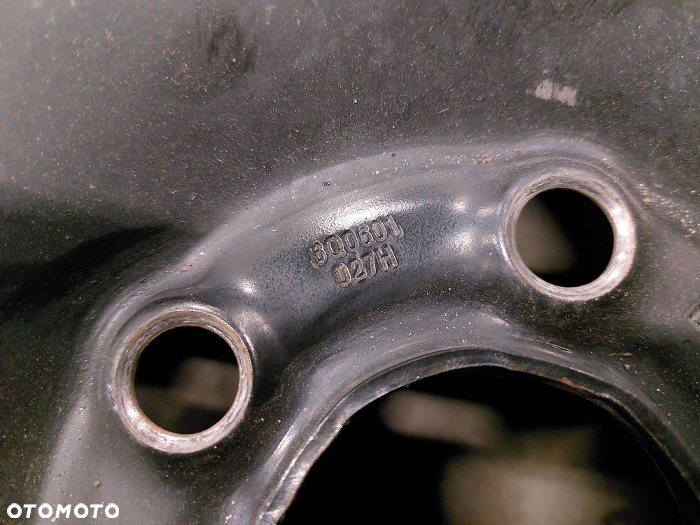 FELGI STALOWE 4 SZT 5x100 5Jx14 ET35 FI57,1 6Q0601027H VW SKODA - 8