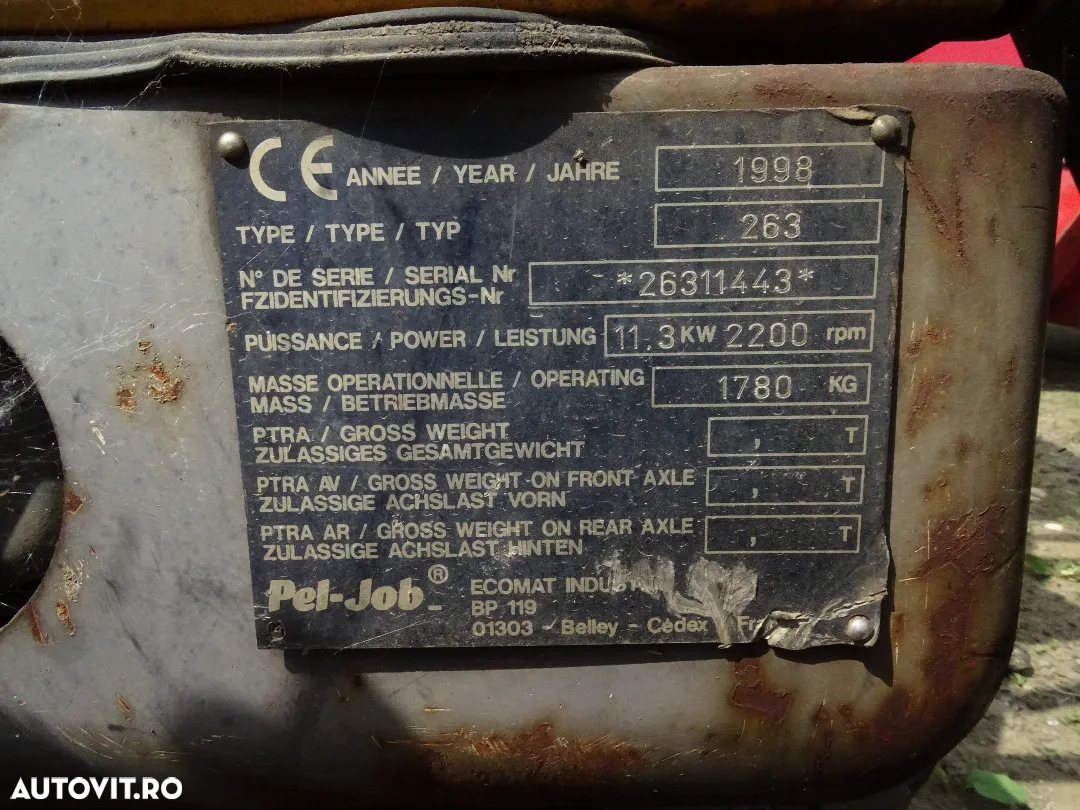 Dezmembrez Pel Job EB 200 - 3