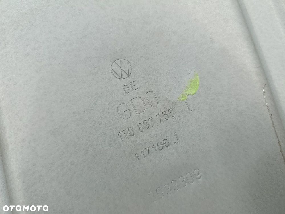 PODNOŚNIK SZYBY PRAWY PRZÓD  VW TOURAN I 1T0837756L  1T0959702  1K0959792C - 4