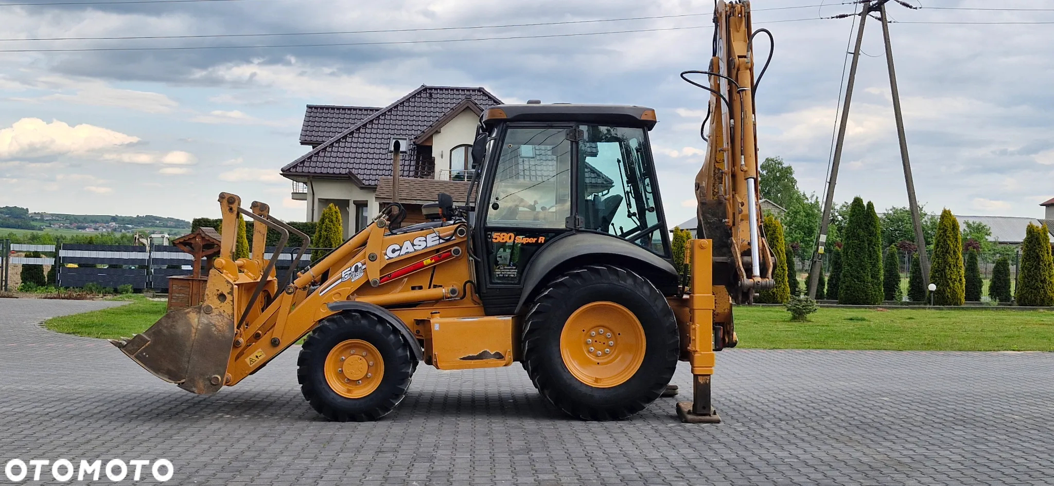 Case 580SR-4PT/ Nowe opony/ Teleskop/ - 6