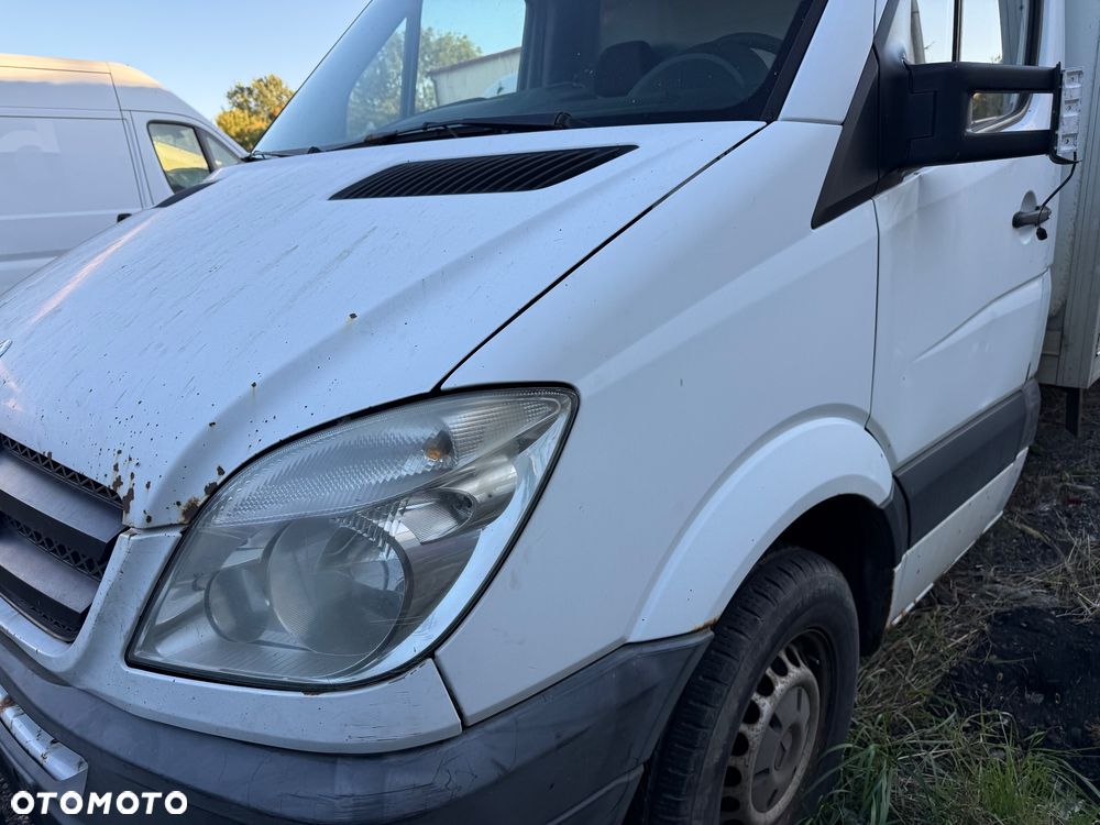Mercedes sprinter w906 crafter drzwi tylne tył skrzydła maxi białe prawe lewe przednie boczne przesuwne maska błotnik prawy lewy pas przedni z chłodnicami zderzak lampy prawa lewa przód - 30
