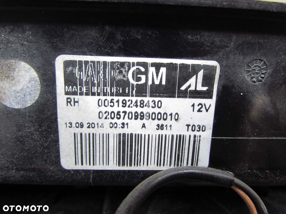 FIAT DOBLO II COMBO D 10-22 LAMPA TYL PRAWA TYLNA 20580748 519248430 - 5