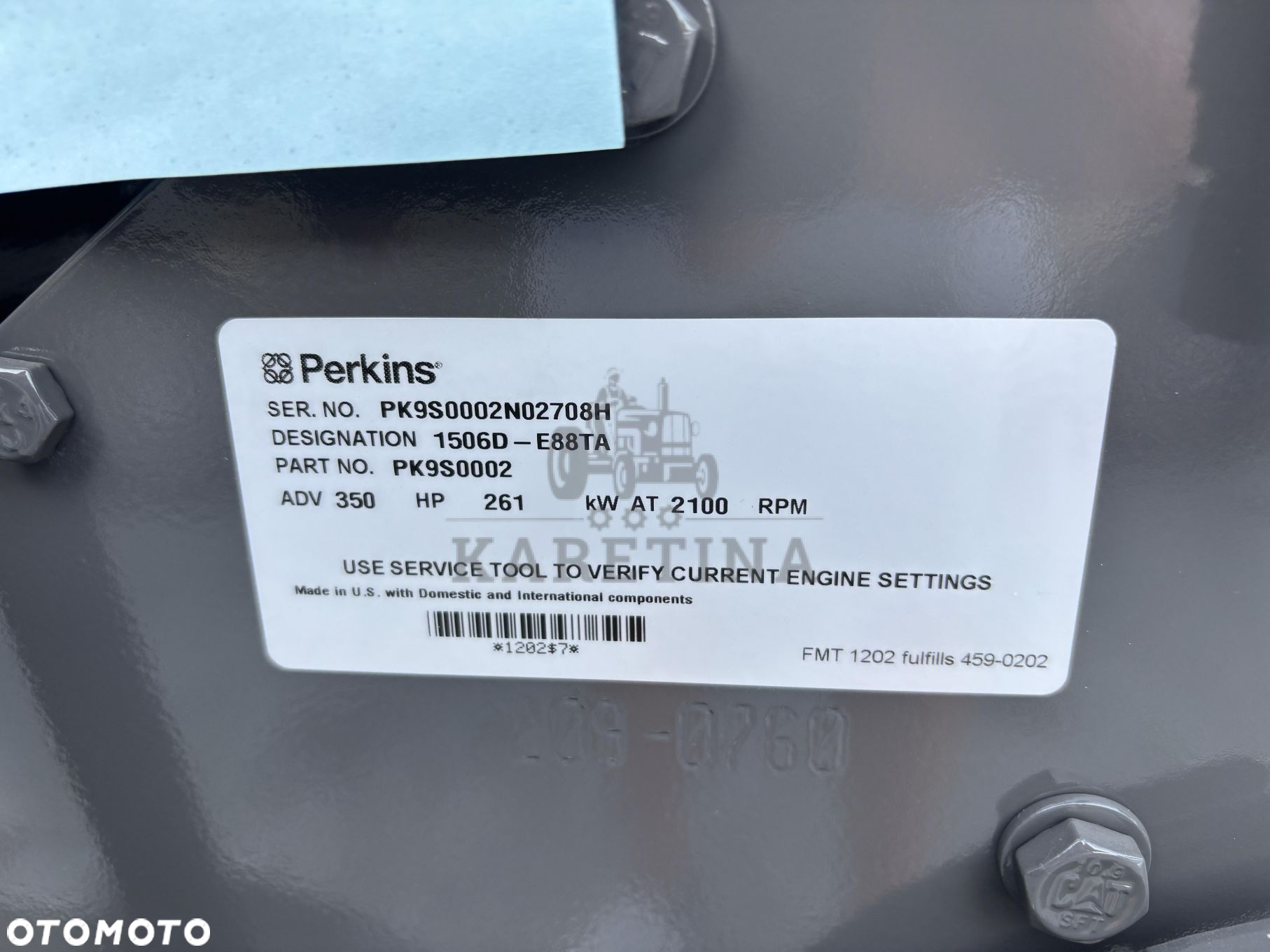 Perkins 1506D-E88TA CAT C9 2022r. - silnik kompletny NOWY - 11