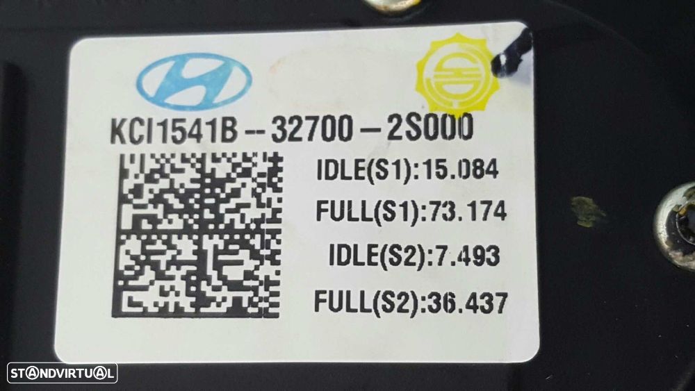 POTENCIÓMETRO PEDAL ACELERADOR KIA SPORTAGE CONCEPT 4X2 - 4