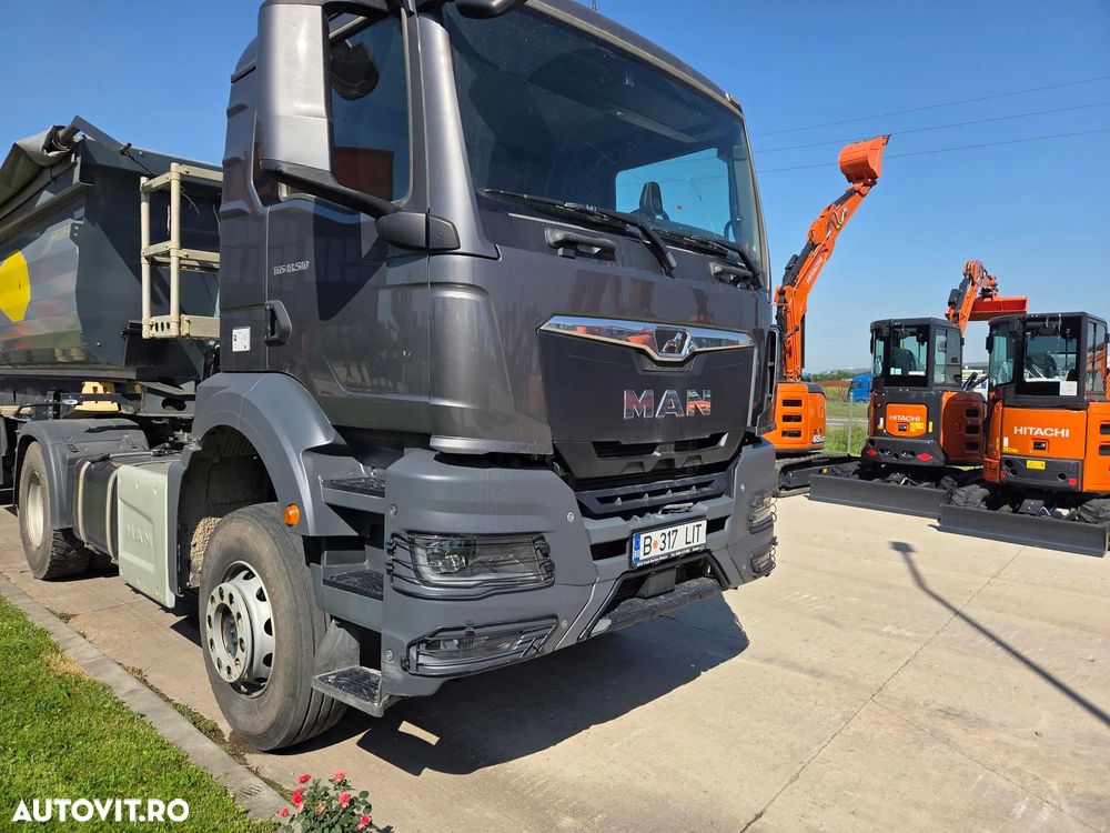 MAN TGS 18.510 4x2, 2023, 130.117km, kit BASCULARE, anv 80% ok, cutie AUTOMATA, bara metalica, posibilitate leasing 4 ani, Pret AUTOTRACTOR 63.900 EUR+Tva si pret ANSAMBLU cu MEILLER 2023, 28mc-89.900 EUR+Tva - 32