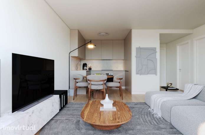 T2 novo com garagem, varanda e segurança avançada - Grande imagem: 2/10