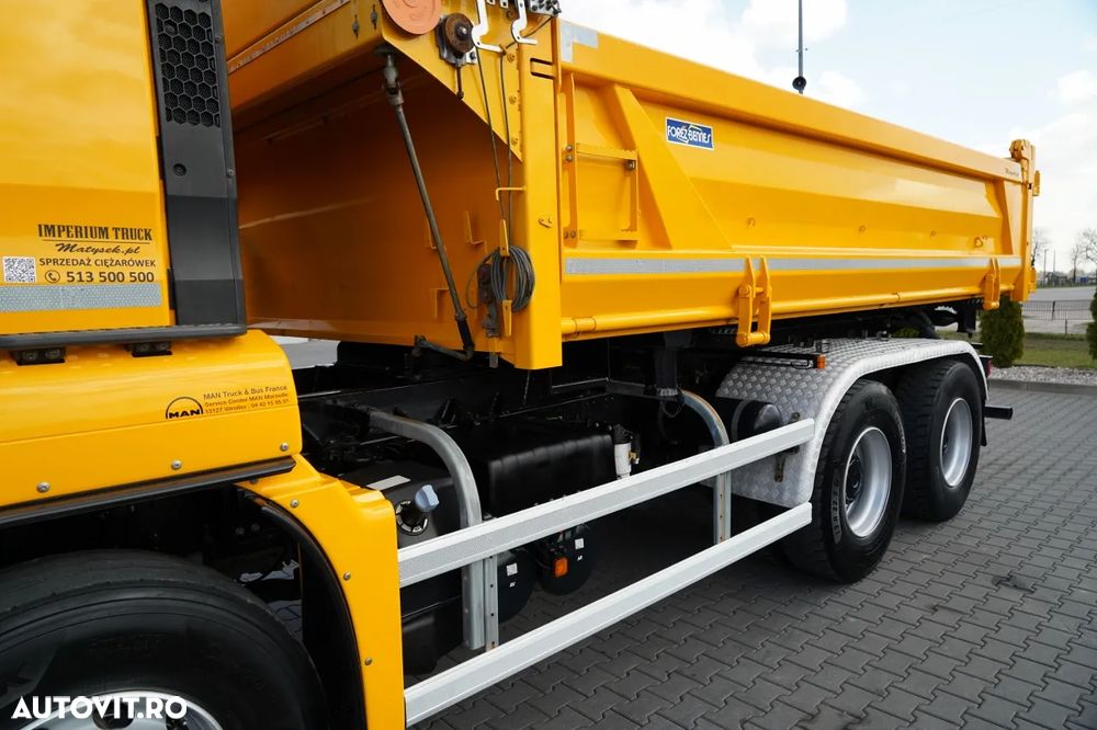 MAN TGS 33.440 / 6X4 / BASCULĂ 3 LATE / 2x REMORCĂ HIDRODOXICĂ / MEILLER KIPPER / MANUALĂ - 18