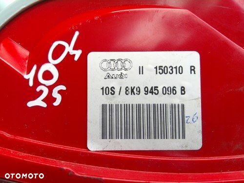 AUDI A4 B8 08- PRAWA TYLNA LAMPA AVANT KOMBI LED 8K9945096B - 5