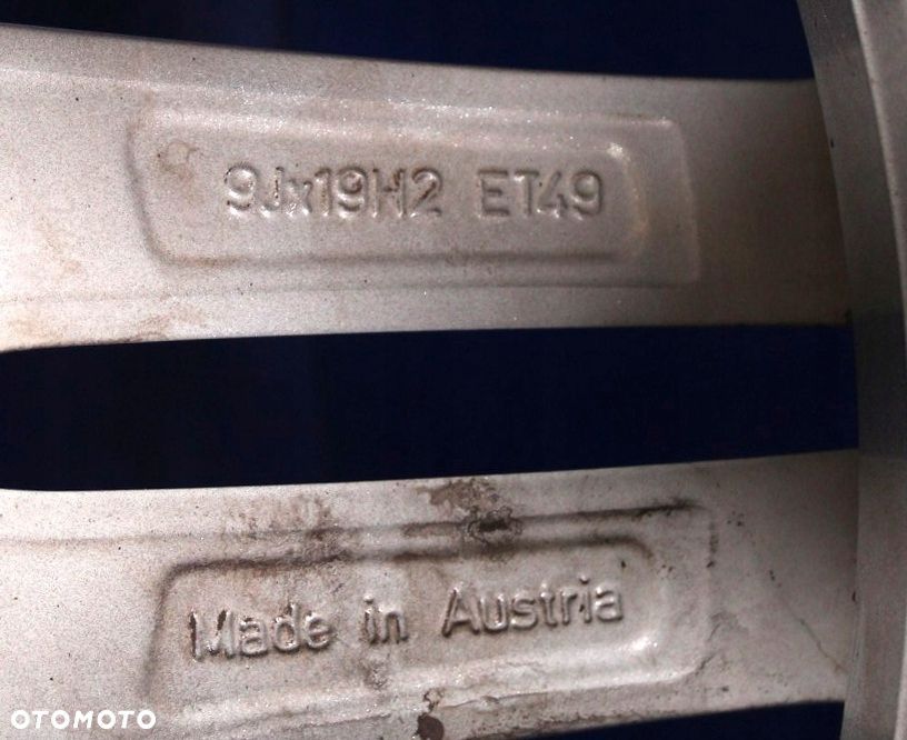 FELGA ALUMINIOWA ORYGINAŁ AMG OE MERCEDES E-KLASA W212 19 9J A2134012100 - 7