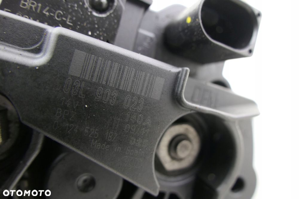 Alternator VOLKSWAGEN AUDI SEAT SKODA 1.6 TDI 0124525187 03L903023 - 9