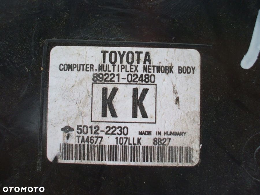 TOYOTA AURIS I II MODUŁ STEROWNIK BSI BCM - 4