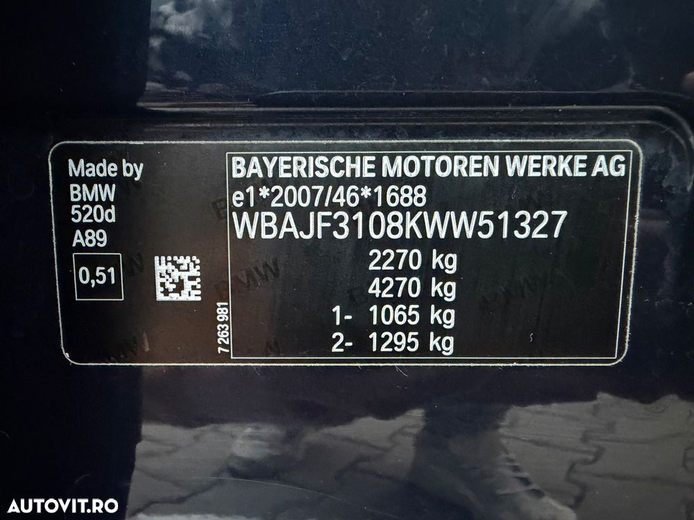 BMW Seria 5 520d AT - 26