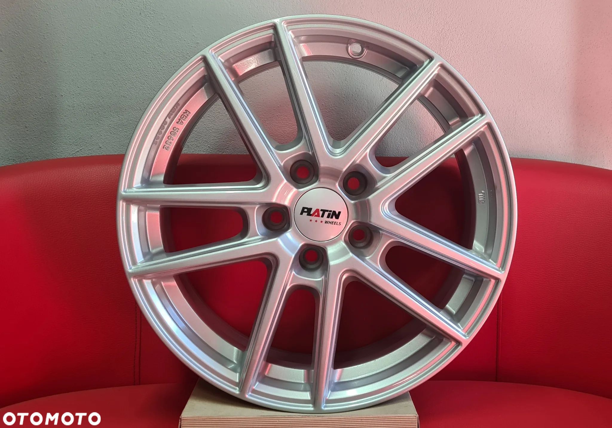 Felgi aluminiowe Platin P73 5x112r17 et35 srebrne NOWE!!! - 1