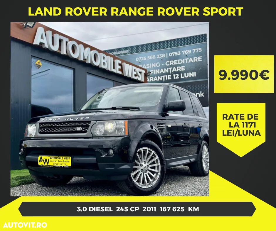Land Rover Range Rover Sport 3.0 TDV6 HSE Aut - 1