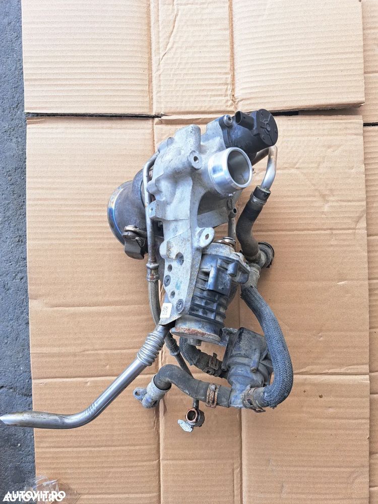 Turbo turbina turbosuflanta cu actuator valva solenoid Garrett in stare foarte buna Originala Opel Crossland X 1.2i benzina 2019-2020-2021-2022-2023, Opel Corsa F, Opel Grandland X - 4