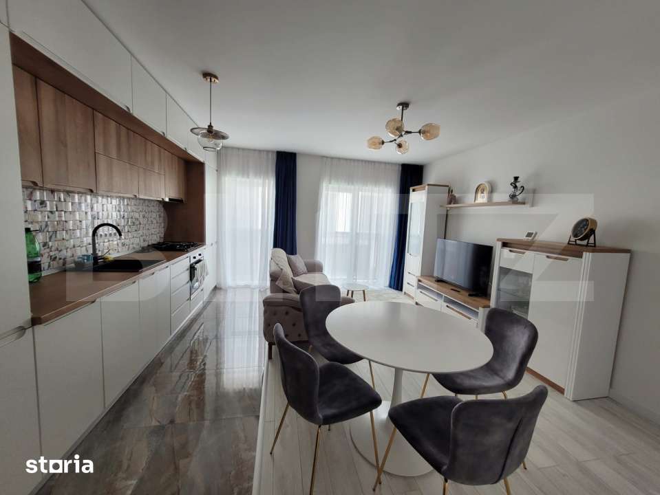Apartament cu 3 camere, 62 mp utili, parcare subterana, in Iris — fotografia 1